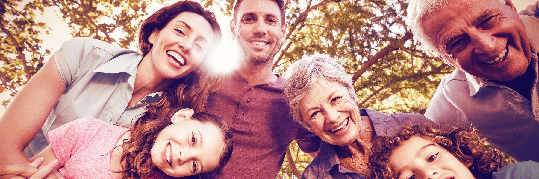 Family in Armidale confidently smiling with their healthy teeth and gums