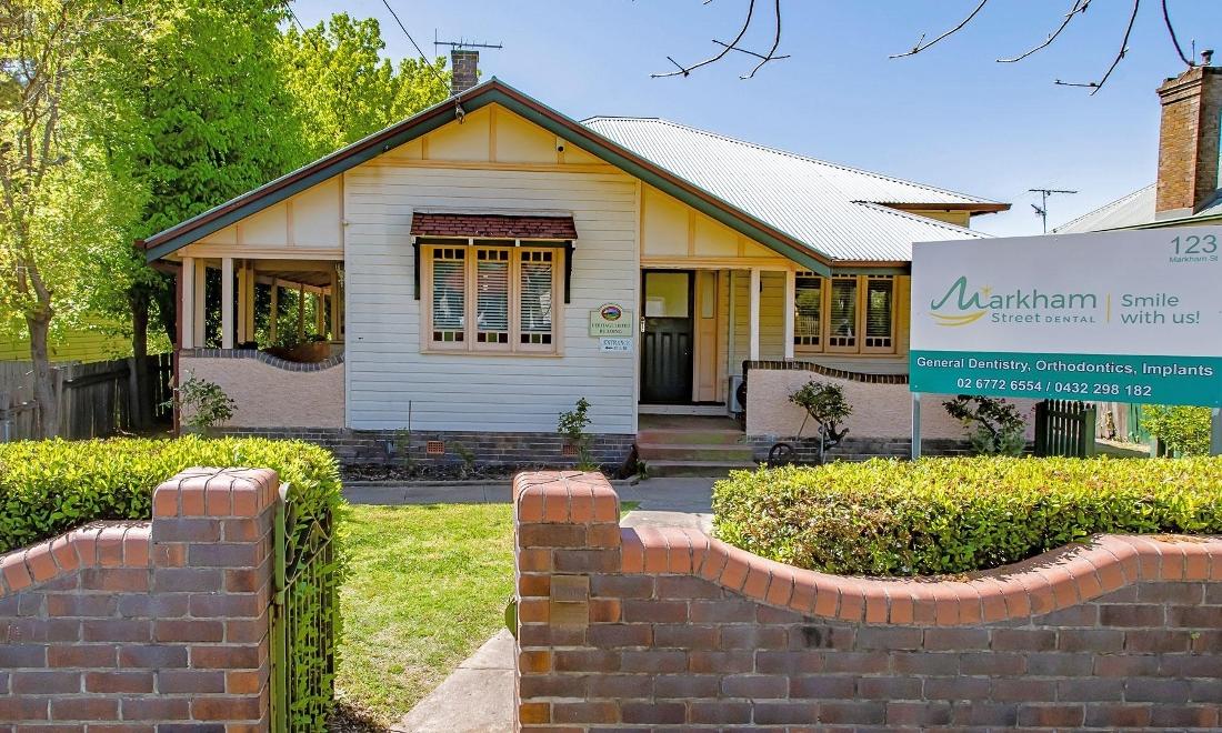front office of markham street dental l dental office armidale