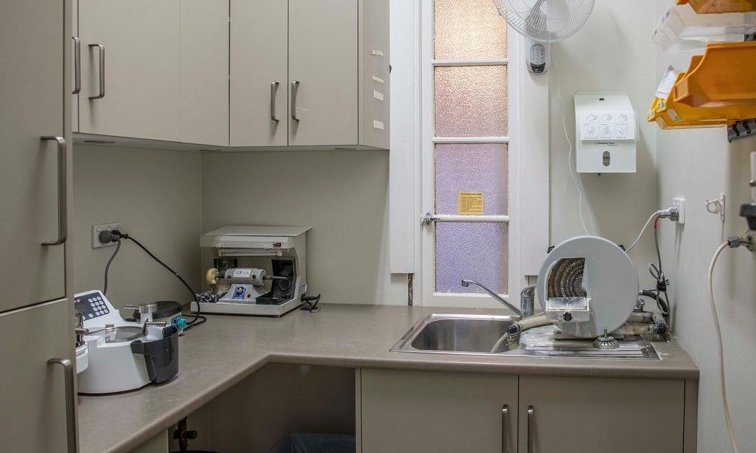 interior of sterilization area l markham street dental