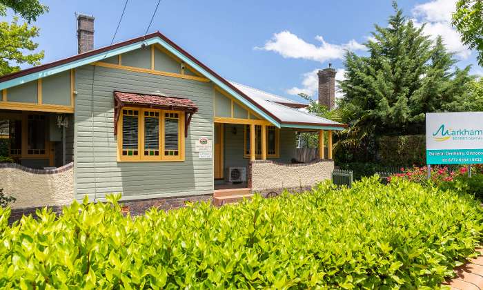 front office of markham street dental l dental office armidale